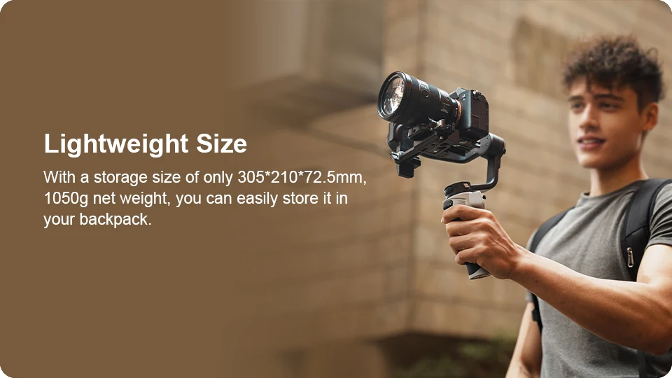 ZHIYUN Official CINEPEER WEEBILL 3E Camera Stabilizer Handheld Gimbal 3-Axis Cameras Gimbals for DSLR Mirrorless Cameras