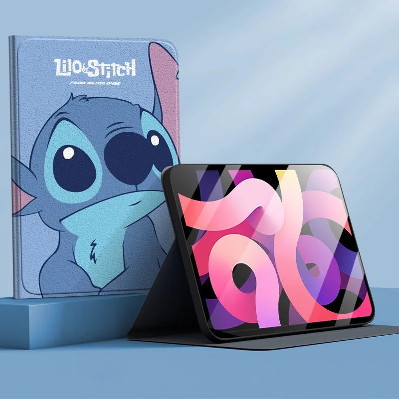 Capa de Desenho Animado Stitch para Samsung Galaxy Tab s8 s7 Plus s7 fe Suporte Trifold Magnético s6 Lite 10.4 a8 X200 - Imagem 2