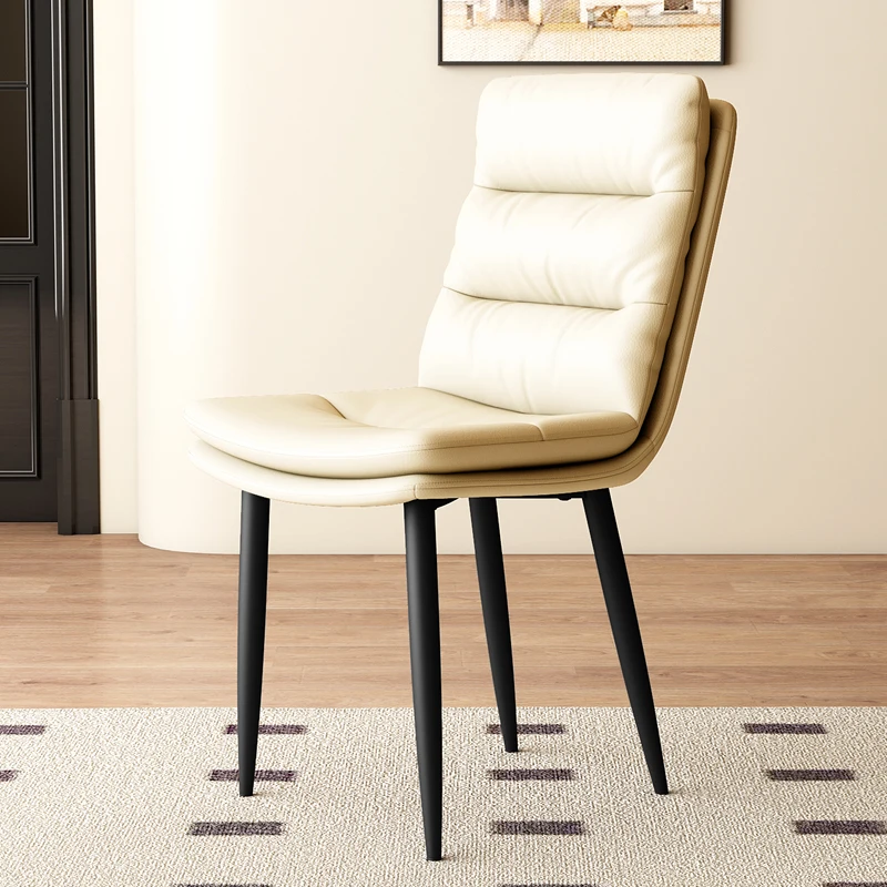 

Wipeable European Dining Chairs Modern Trendy Single Gaming Dining Chair Lounge Design Muebles Para El Hogar Home Furniture