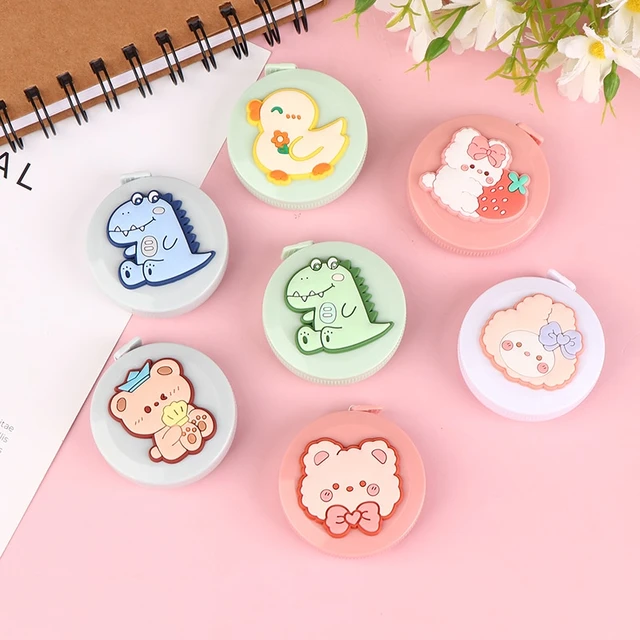 1pc Random Color Cartoon Mini Tape Measure, Multifunctional Portable  Measurement Bust Waist Circumference Soft Ruler, Clothes Ruler Sewing Tool