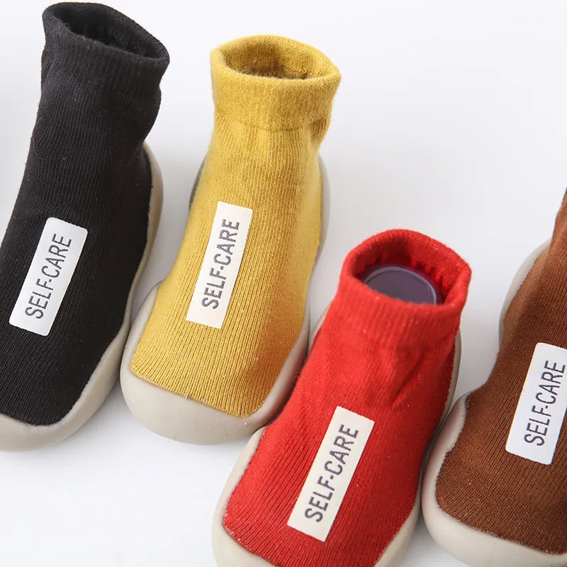 

Baby Socks Shoes Infant Cute Cartoon Kids Boy Shoes Soft Rubber Sole Child Floor Sneaker Toddler Girls First Walker Shoes