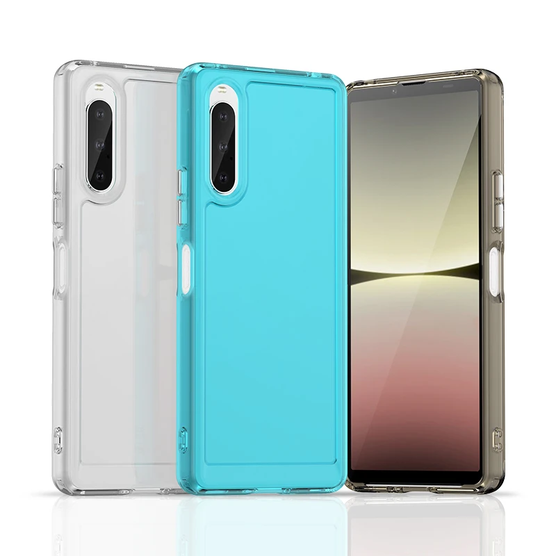 Custodia Trasparente Per Sony Xperia 10 V Cover Per Sony Xperia 10 V Funda Coque Soft Flessibile Tpu Paraurti Posteriore Per Sony Xperia 10 V