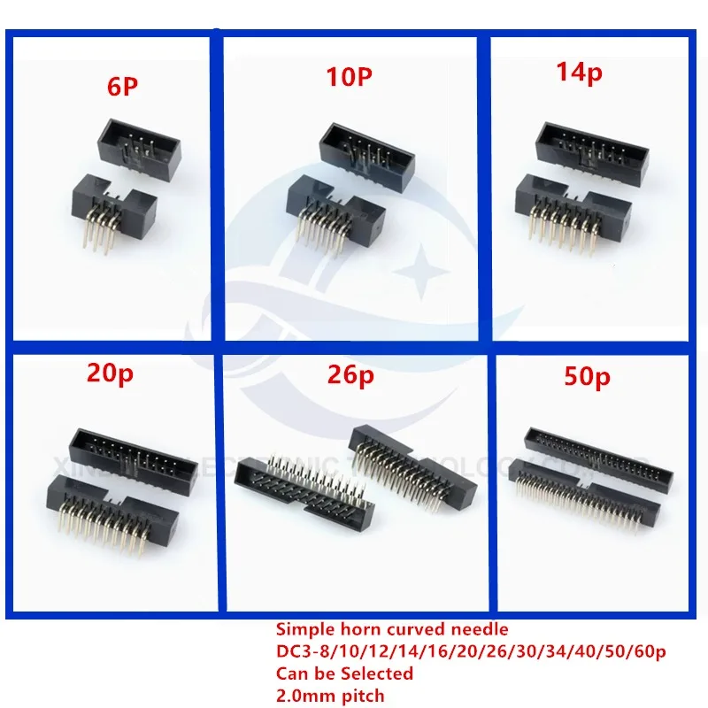 

Simple Horn 2.0mm Socket Curved Needle DC3-8/10/12/14/16/20/26/30/34/40/50/60p wire connector