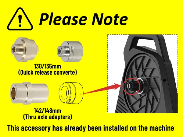 Thinkride X2MaxとXXPROクイックリリース変換用130/135mmディスク