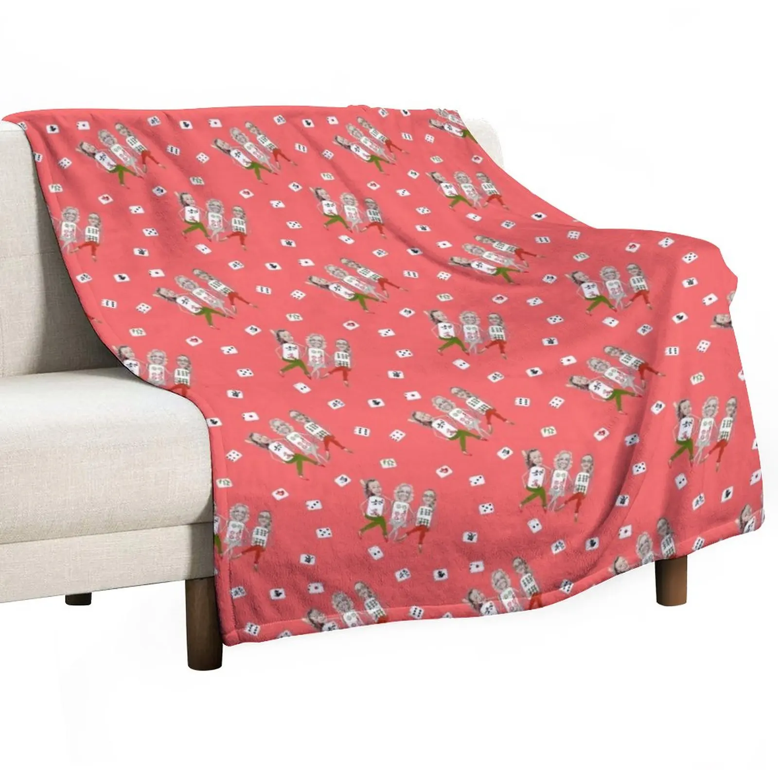 

Mah Jong : Tripple Knitting Throw Blanket Blanket Sofa Single Blanket Stuffed Blankets Extra Large Throw Blanket