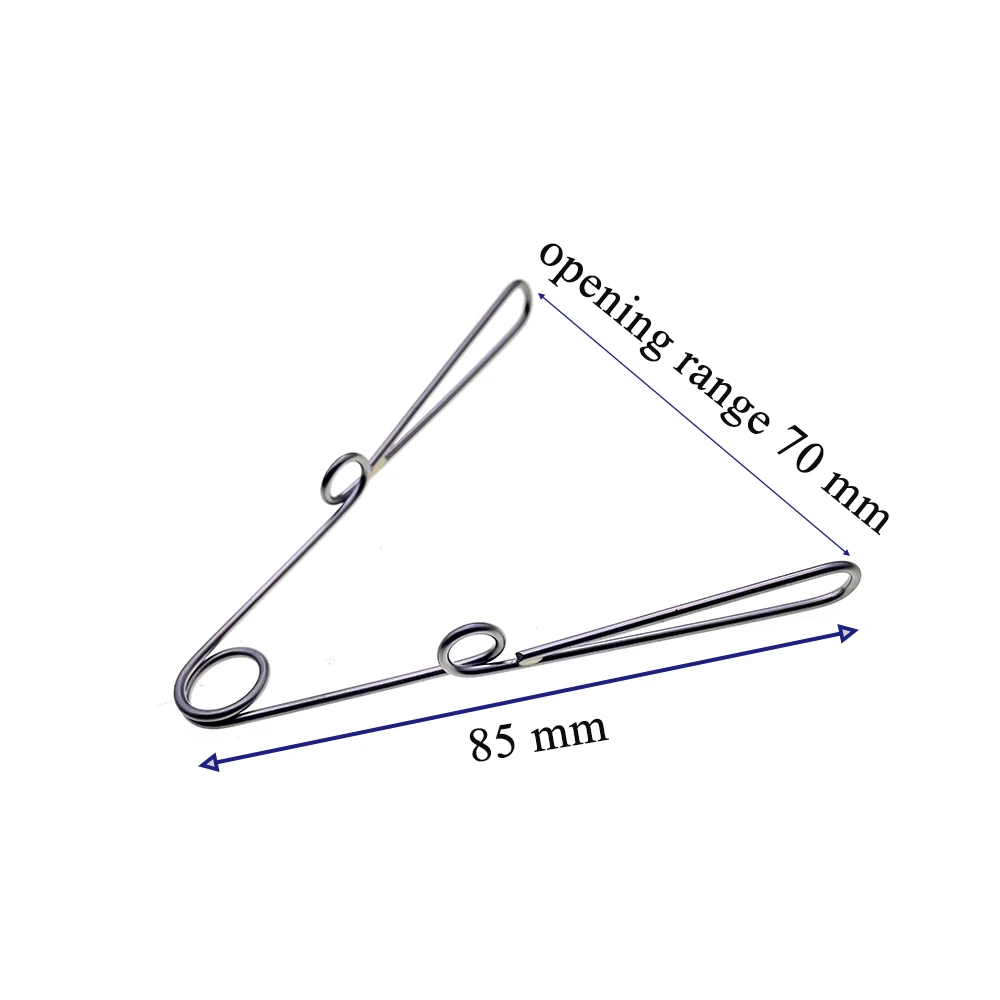 Stainless Steel Lightweight Dental Design Rodent Wire Mouth Gag with Strong Spring Action Rodent Mouth Opener