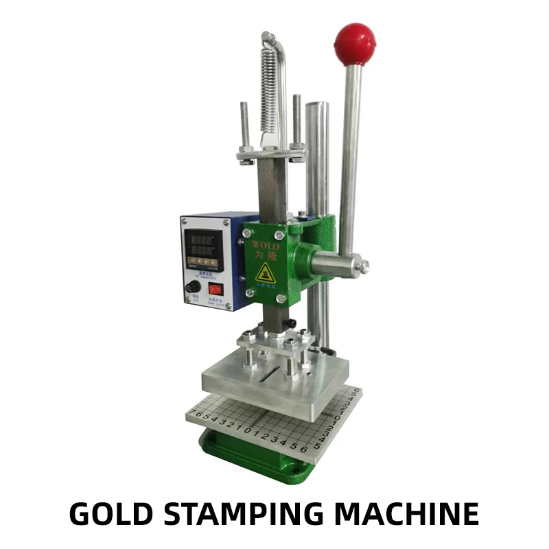 

Small Manual Hot Stamping Machine 220V/110V Leather Logo Printing Machine Hot Press Hot Stamping Creasing Branding Machine