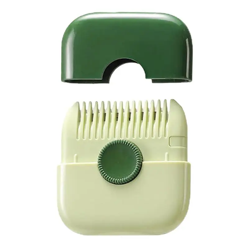 

Hair Trimmer Bangs Cutting Tool 2 In 1 Bangs Trimmer ABS Protective Cover Dustproof Design Organizes Broken Hair And Cuts With
