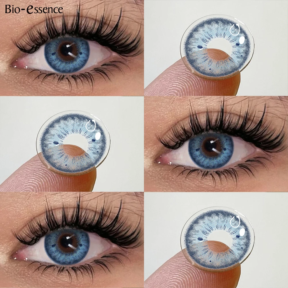 Contact Lenses 2pcs Natural Color Contact Lenses for Eyes Brown Lenses Bio-essense Korean Yearly Beauty