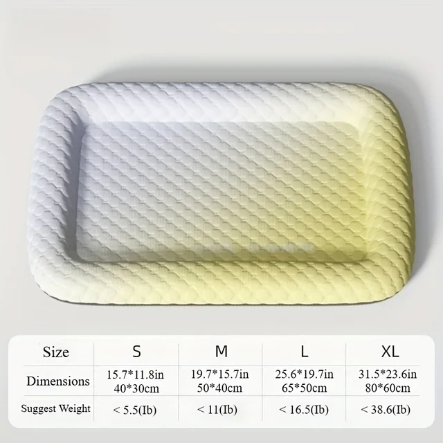 1pc Cool Pet Mat - Summer Cat and Dog Cooling Mat Washable Ice Self Cool Pad 4