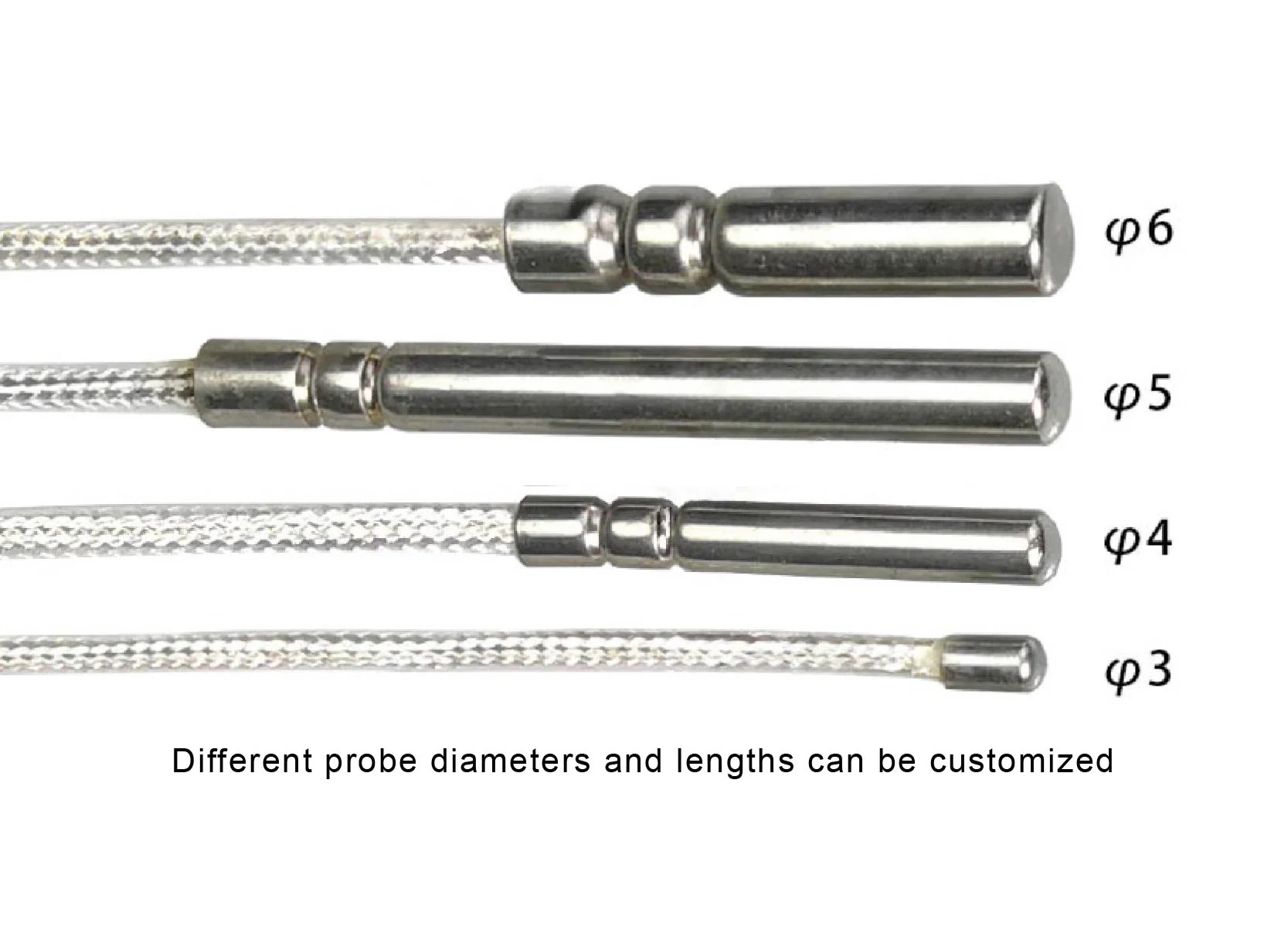 PT100 Temperature Sensor RTD Temperature Probe Waterproof Stainless Steel High P