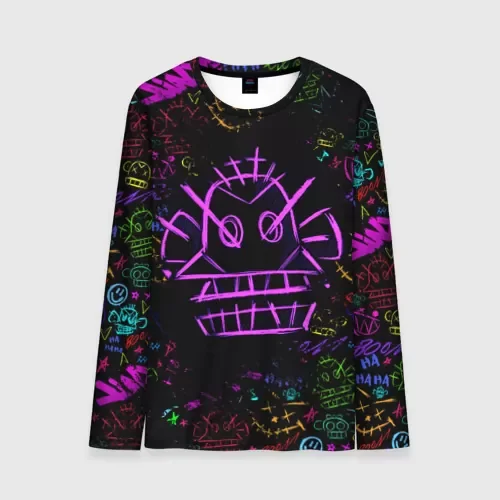 Arcane League Jinx T-shirt 3D Printing Men/Women Anime T-shirts Round Neck Long Sleeve Top Kids Cartoon Tees