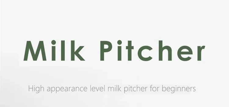 Description Picture 2 of item13.7/20.5oz Stainless Steel Milk Frothing Pitcher Pointed Mouth Milk Jug Coffee Latte Art Cup Steaming Pitcher with Scale