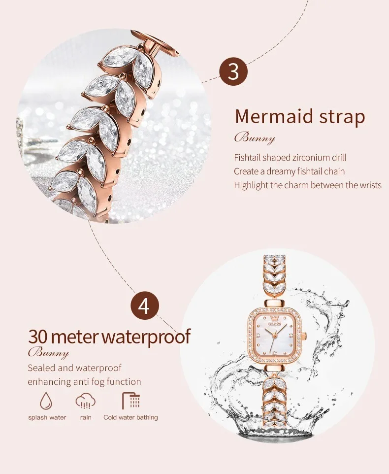 OLEVS 9987 New Luxury Elegant Women's Watch description image 12