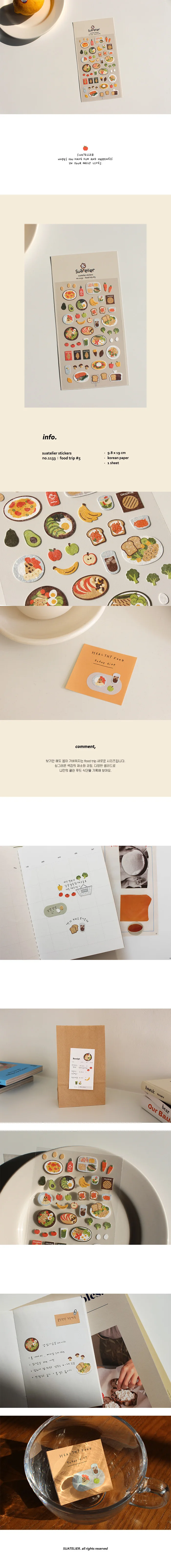 Sticker Per Cucina Fatti A Mano - Adesivi Per Ricette, Diario Alimentare E Frutta/Verdura - Foto 3