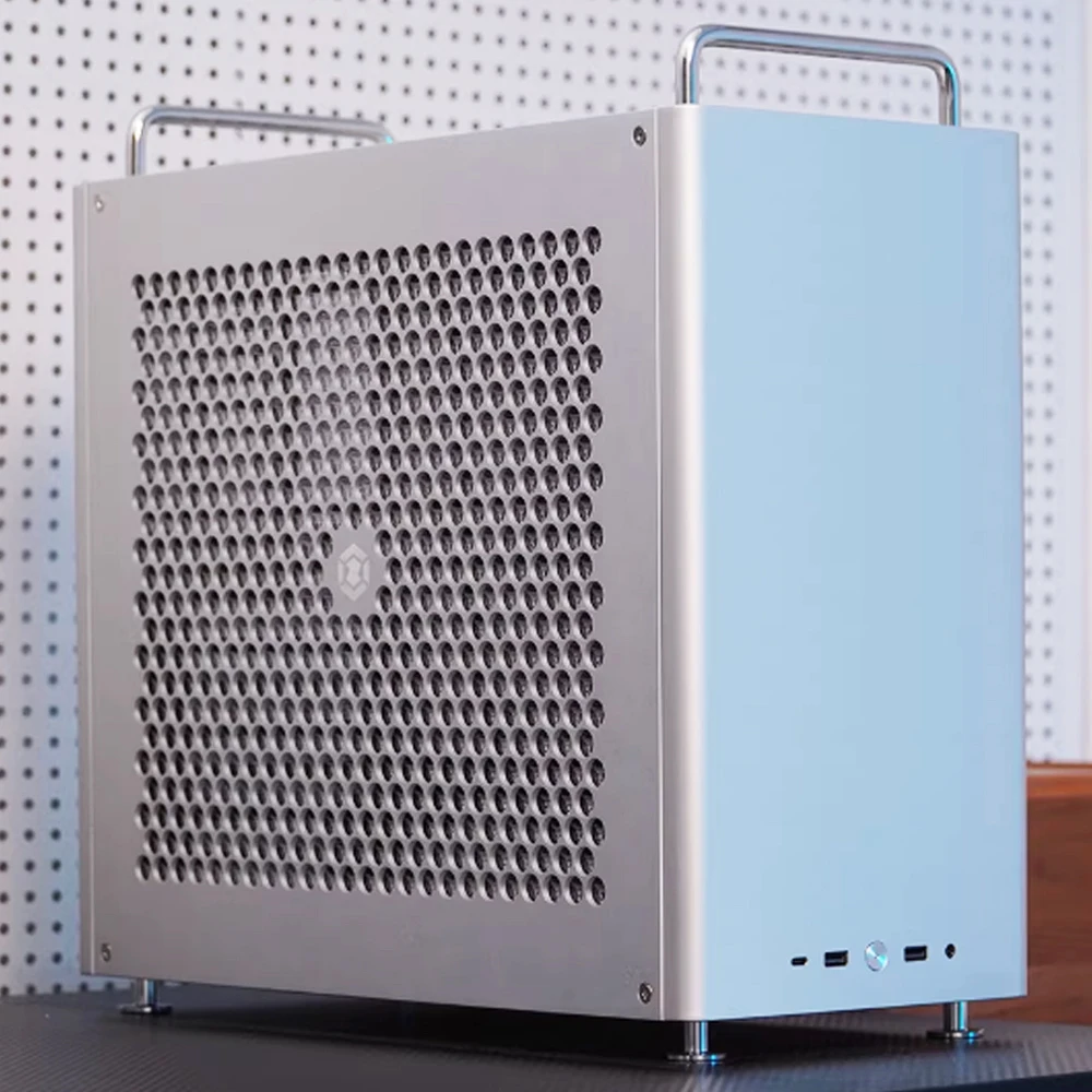 B2Max 풀사이즈 알루미늄 ATX 컴퓨터 케이스 32L 용량 ATX 파워 서플라이, 메인보드 및 360 냉각 ATX 파워 서플라이 호환