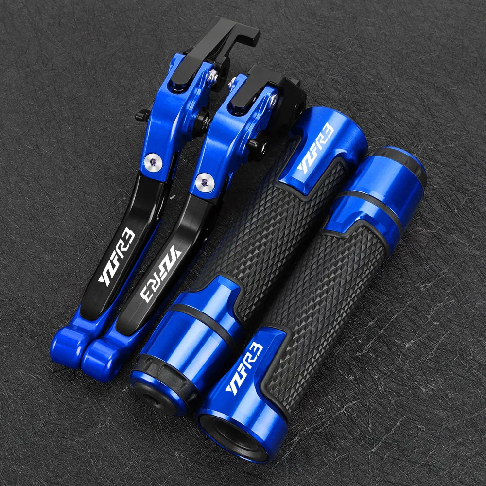 

Motorcycle Accessories Brake Clutch Levers Handlebar Hand Grips ends For Yamaha R3 YZF-R3 2015 2016 2017 2018 2019 2020 YZFR3