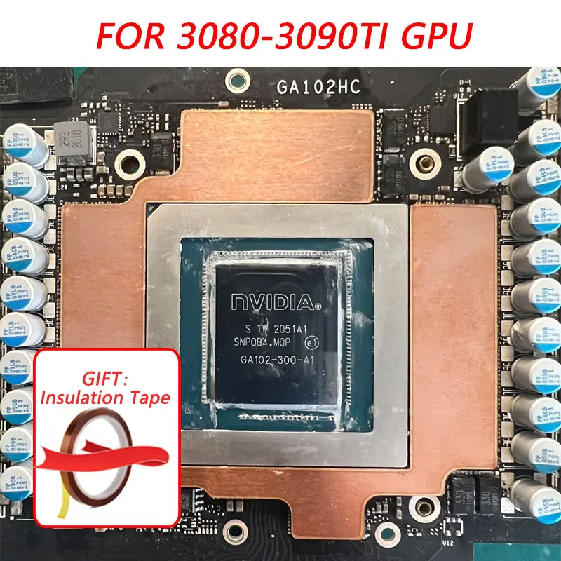 Gpu Ram Dissipador de Calor de Cobre para Memory Miner Arrefecimento 1540 Graus Almofada Térmica Rtx 3060 3070 3080 3090 5600 5700