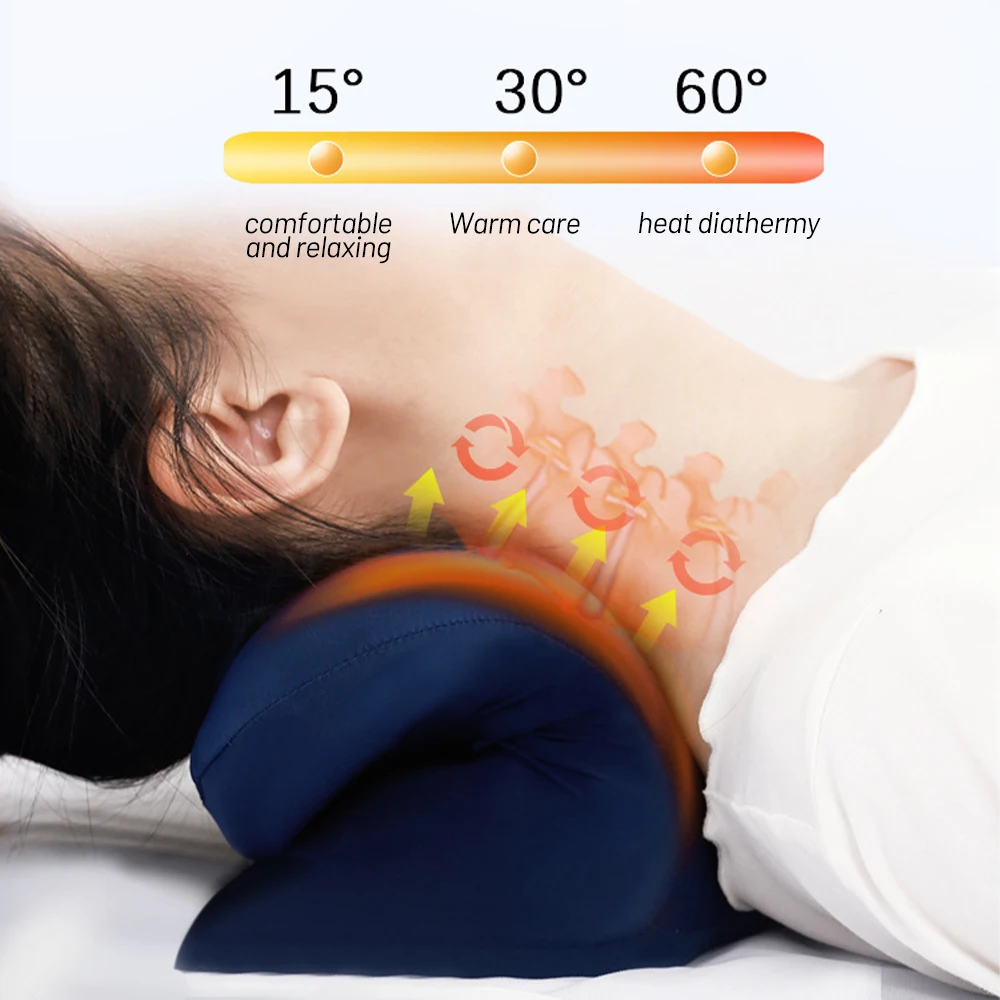 

Neck Massage Pillow Heat Shiatsu Pillow Electric Cervical Healthy Body Relaxation for Neck Massager Dropshipping