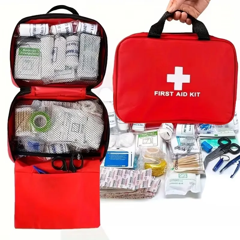 184pcs Portable First Aid Kit 1