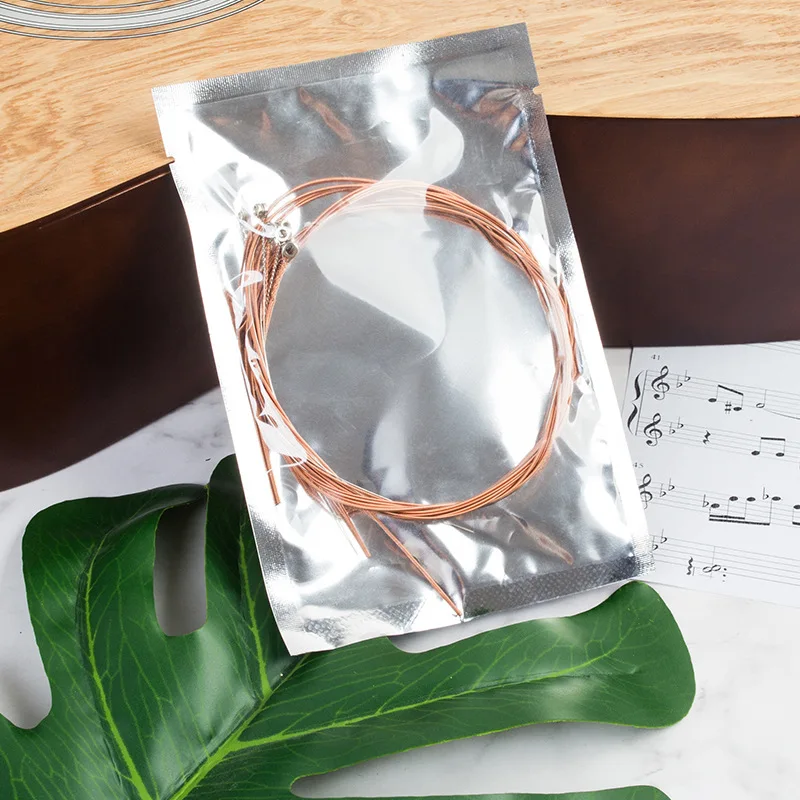 6pcs Pure Copper Strings 1-6 for Classical Classic Guitar Strings Steel Wire Classic Acoustic Folk Guitar Parts Accessories electric guitar strings acoustic guitar strings classical guitar strings guitar accessories