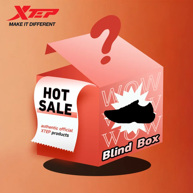 Xtep Hot Mystery Box For Men Women Random Trendy Sports Shoes Running Training Carbon Surprise Limited Edition Collection