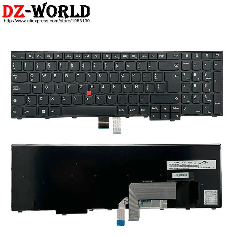 Teclado Espanhol Latino do Las Portátil Lenovo Thinkpad T560 W540 T540p W541 T550 W550s P50s L540 L560 L570 01ax613 04y2429 04y2468 - Imagem 5