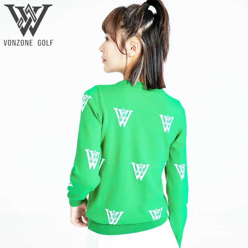Autumn Winter For Women Clothing Long Sleeves Round Neck Golf Sweater Outdoor Sports Fashion Casual Knitted Warm Sweate Shirt