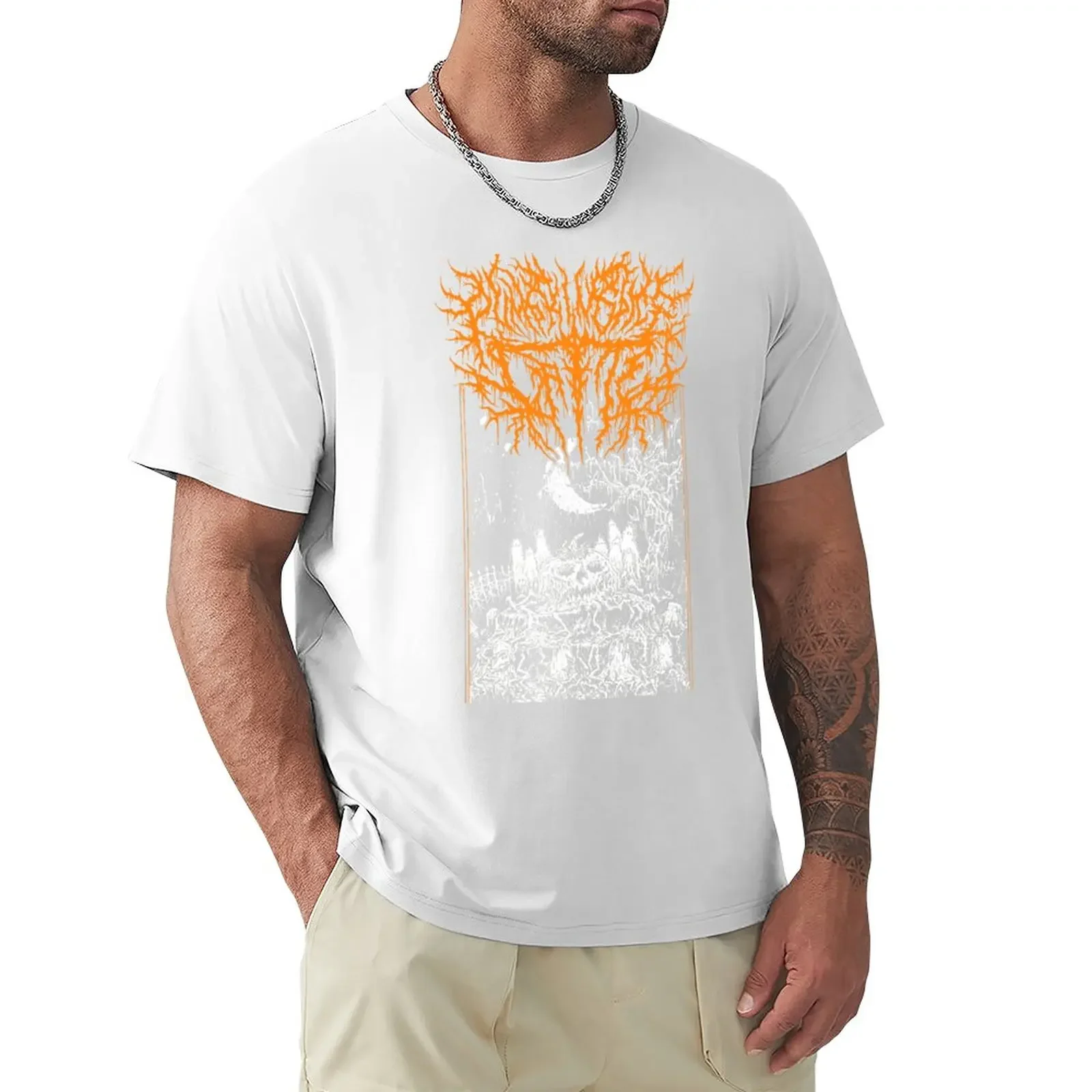 

PUMPKIN SPICE LATTE DEATH METAL T-Shirt custom t shirt korean fashion Men's t shirts