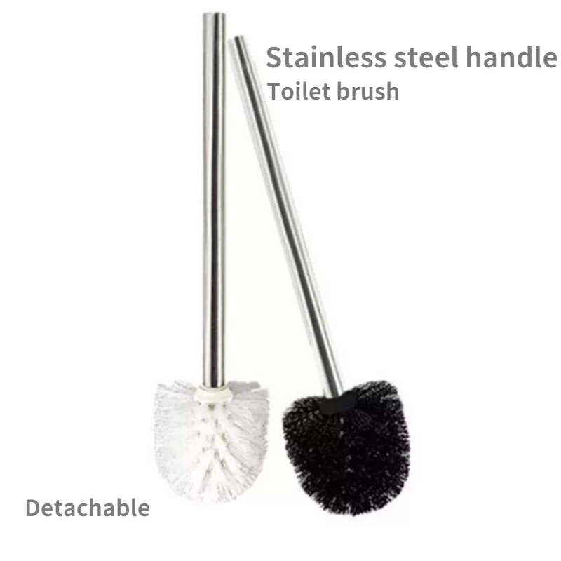 

Stainless Steel Toilet Brush Bathroom Wc Kitchen Cleaning Brush Silver Toilet Brush Scrubber Bathroom Cleaning Supplies