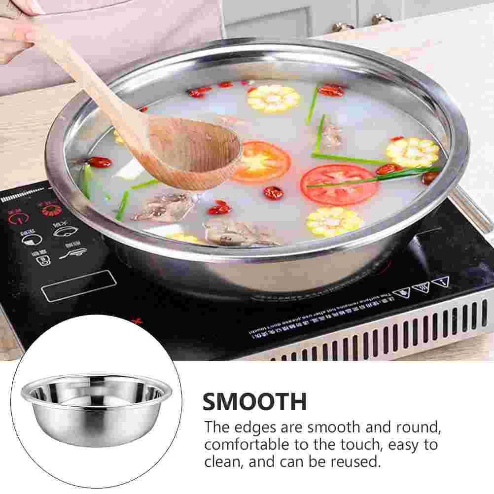 StainlessSteel Basin SoupBowl KitchenFixture HomeTableware PracticalLaundryTub VegetableWasher KitchenSinks