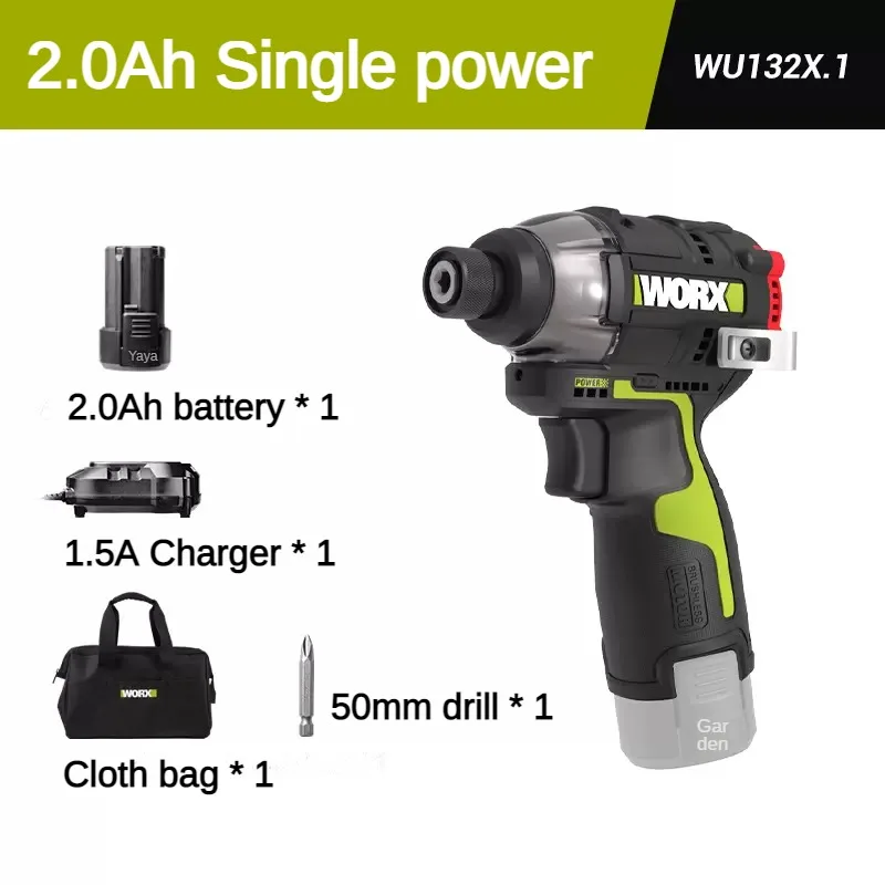 Worx WU132X WU132 コードレスインパクトドライバー 320 ワット 160Nm 