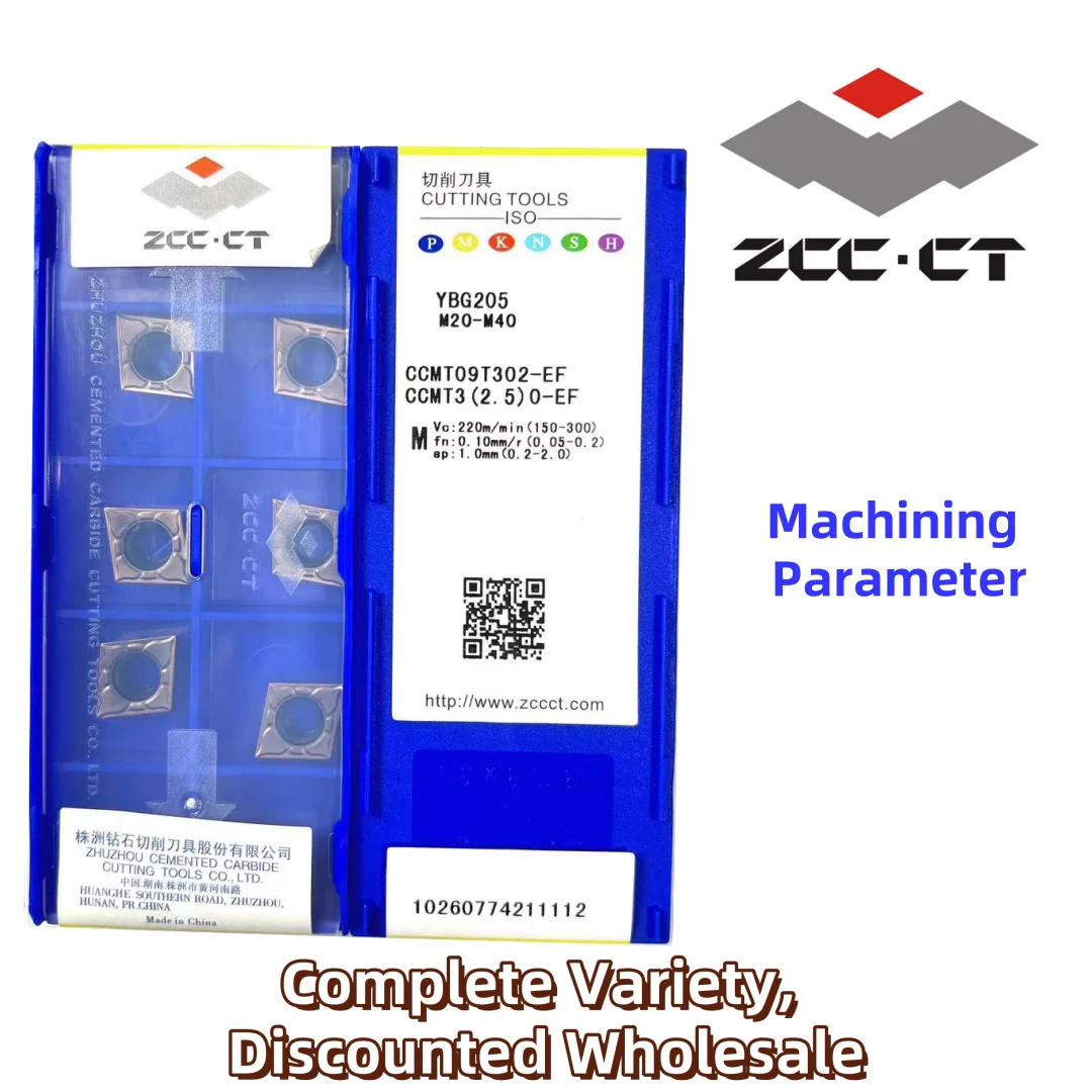 

Бесплатная доставка, ZCC CCMT09T302-EF YBG205/YBG202, токарные резцы с ЧПУ, карбидные режущие инструменты, 10 шт. (1 коробка)