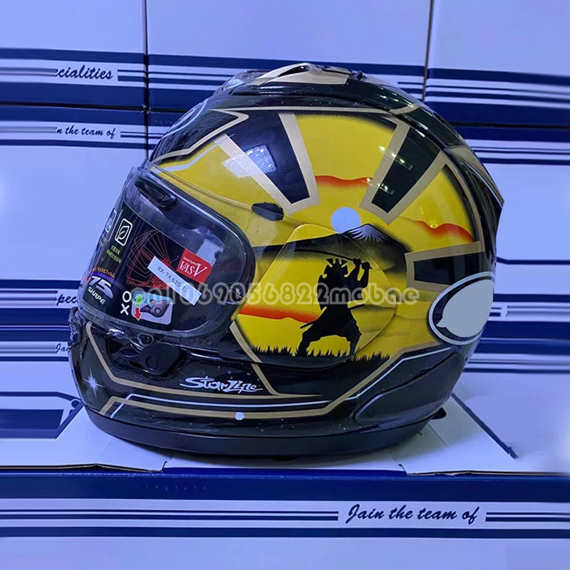 RX 7X Super FRP Helmet Motor Full Face Helmet Rx7x PEDROSA SAMURAI
