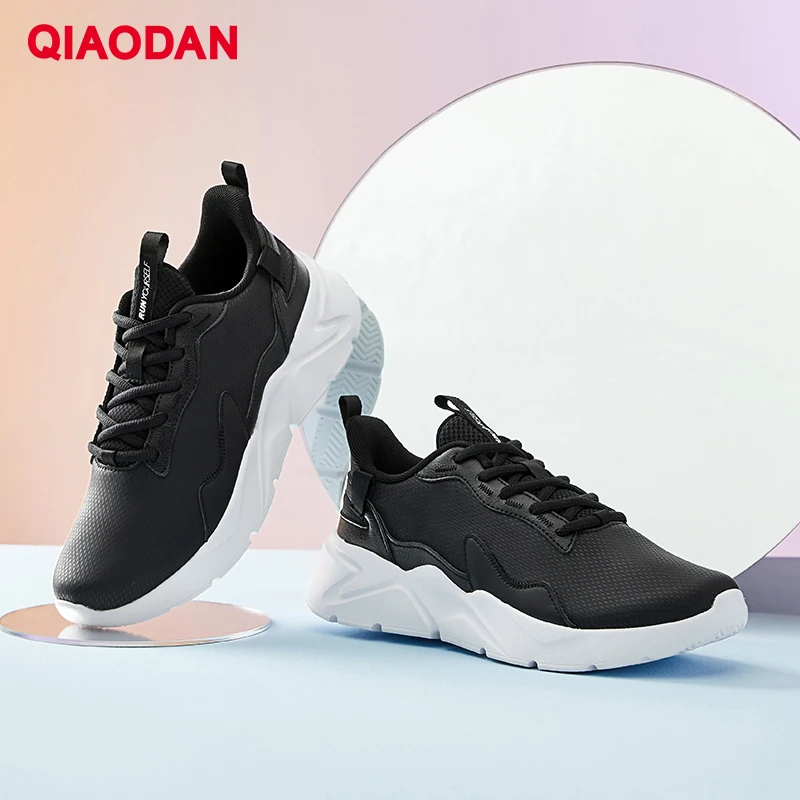 QIAODAN Running Shoes for Women 2023 New Fashion High Quality Comfortable Breathable Lightweight Casual Sneakers XM36200213B
