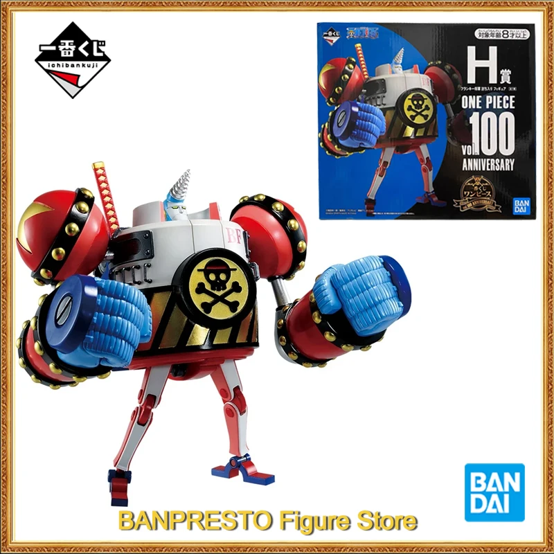 

In Stock Original One Piece Bandai Ichibansho Kuji Franky Prize H Action Figures PVC Boxed Collection Model Toys Ornaments