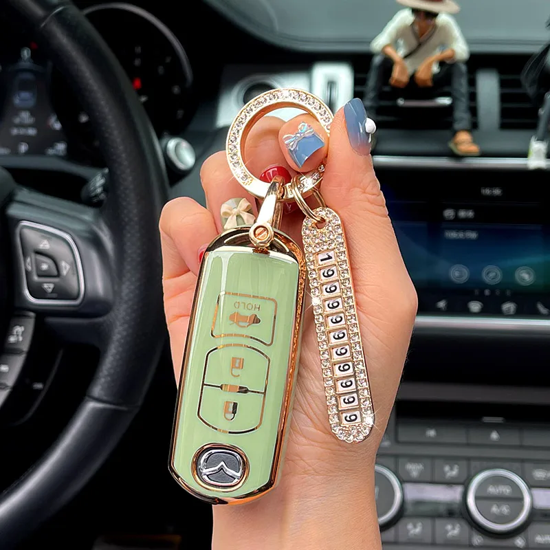 Cover Chiave/telecomando per Mazda 2 3 5 6 BL BM GJ Atenza Axela CX-5 CX-7 CX-3 CX-9 MX-5 -