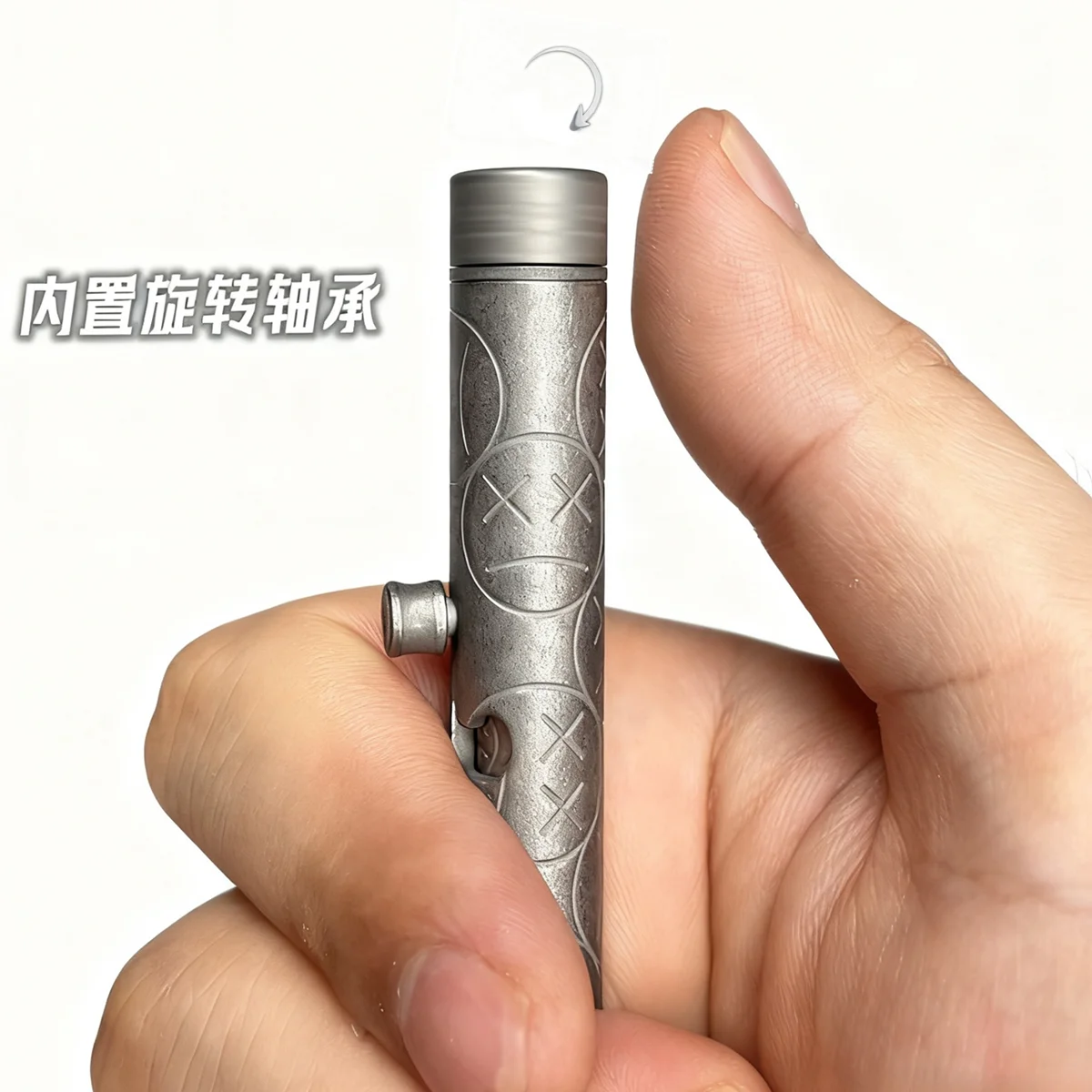 Titanium Alloy Pen With Spinning Top Collection Writing Multi-functional Portable Outdoor EDC Tools