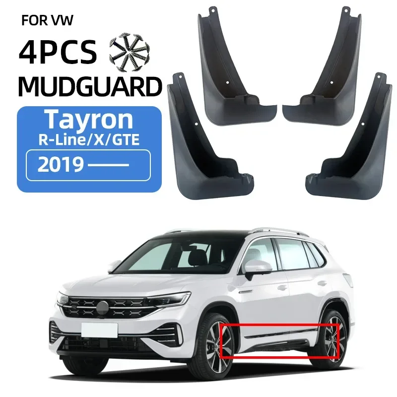 Mud Flaps spatbord Voor VW Voor Teramont X 2019-2024 Voor- En Mud Flaps spatbord Voor VW Voor Teramont X 2019-2024 Voor- En