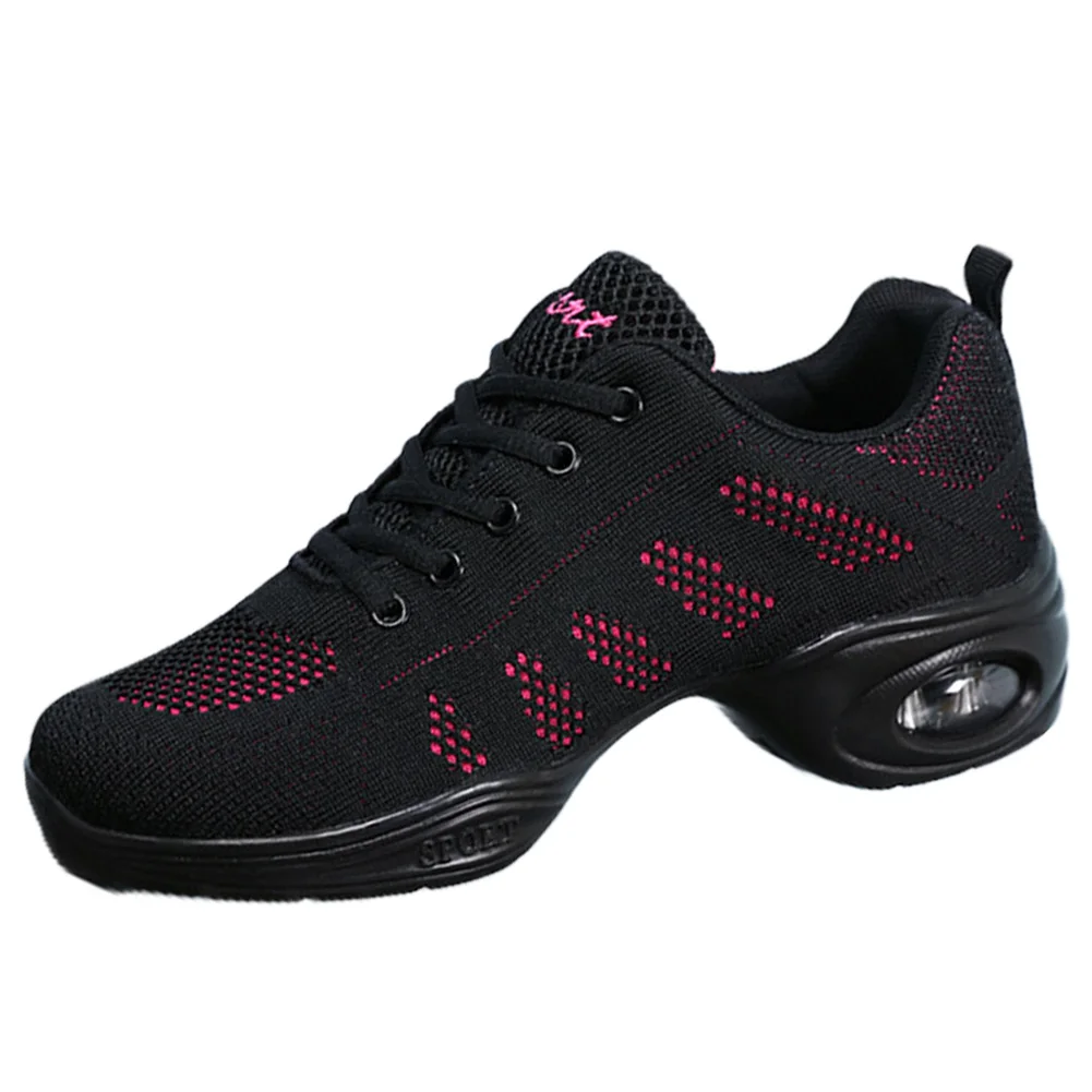Dance Shoes Air Cushion Walking Shoes Split Sole Athletic Walking Dance Shoes Platform for Women 4
