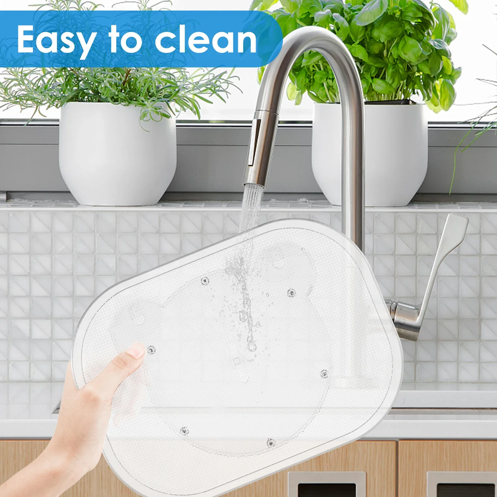 Lazy Susan Turntable Spice Rack Organizer Clear Storage Tray 360 Degree Rotating Storage Racks for Kitchen Cabinet Refrigerator 6