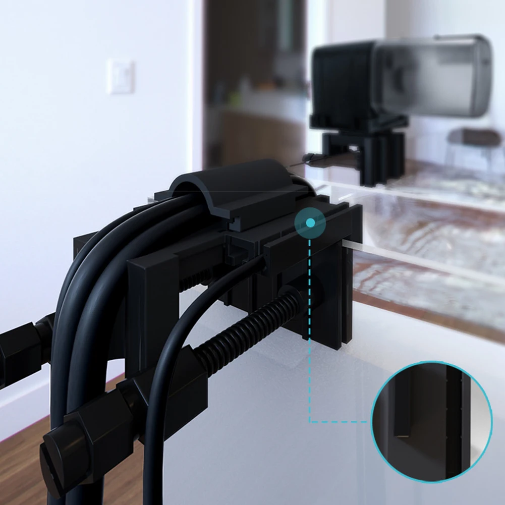 Aquarium Fixation Clamp Inlet Outlet Water Pipe Clip Inflow Acrylic Outflow Hose Tube Aquarium Change Pipe Bracket Holder