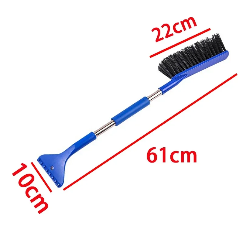 Snow Brush and Detachable Ice Scraper for Car Scratch-Free Bristle Head Tough Ice Scraper Vehicles Truck For Car Cleaning Snow
