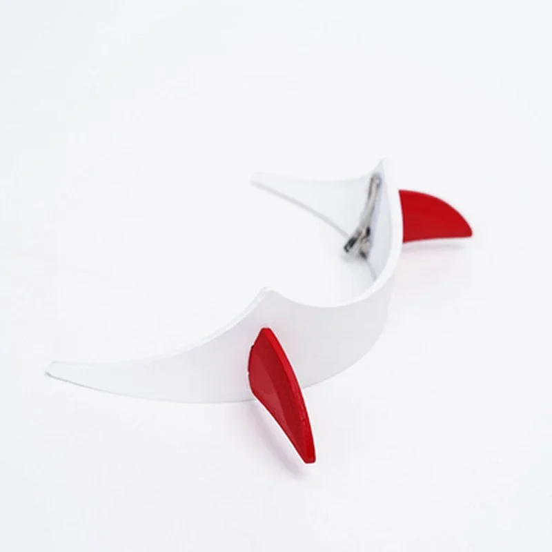 DARLING In The FRANXX Zero Two Headwear Horn Hairclip Headband Cosplay Costume Accessories Props Halloween