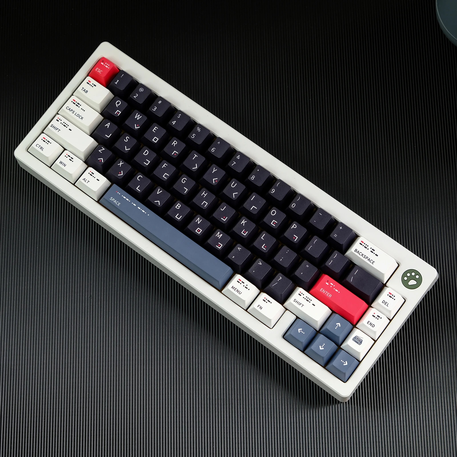 Personalizado Teclado Mecânico Key Cap Gmk Código Morse Keycaps Cereja Perfil Pbt Dye-sub 129 Chaves - Imagem 2