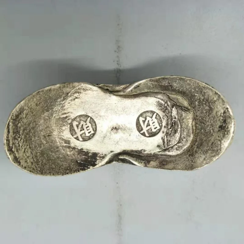 

Factory Wholesale Antique Coin Copper Coin Silver Ingot Sycee Silver Bar Antique Ingot White Copper Small Silver Ingot