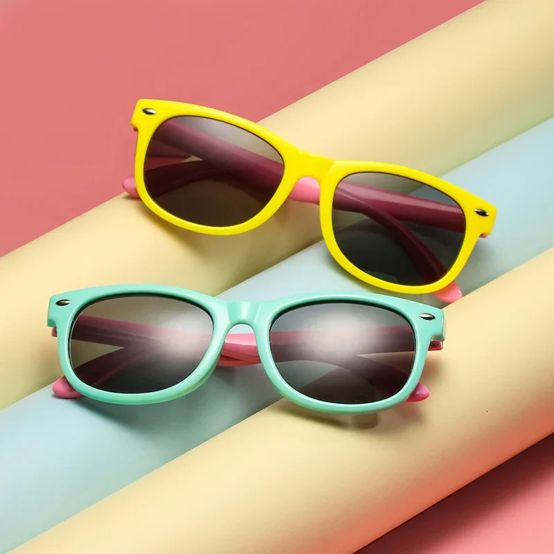 Kids Polarized Sunglasses TR90 Boys Girls Sun Glasses Silicone Safety Glasses Gift for Children Baby UV400 Eyewear polarized sunglasses,kids sunglasses