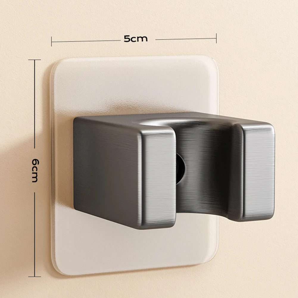 Description Picture 5 of itemShower Holder Handheld Showerhead Bracket Bathroom Wall Mount Bracket Adjustable Polished Punch-Free Shower Nozzle Fixed Base
