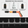 5 Speed Manual Pneumatic Nail Gun Steel Rivet Tool Air Nailer Concrete Wall Anchor Line Slotting Device Woodworking Tool 3