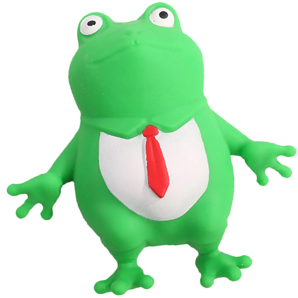 

Kid Toys Frog Squeeze Plaything Lifelike Frog Pendant Squeezing Plaything Pressure Relief Party Toy Piggy Toy For Release